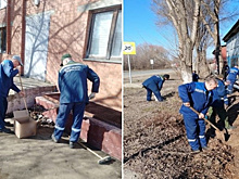 В Самарской области военные городки очистили от мусора