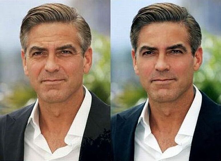 Джордж Клуни помолодел и лишился седины.