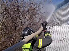 Открытое горение в магазине крымского поселка Гвардейское ликвидировано