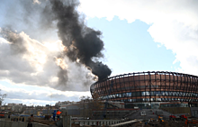 На УГМК-арене в Екатеринбурге вновь случился пожар