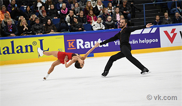 Столбова и Климов заняли третье место на Finlandia Trophy