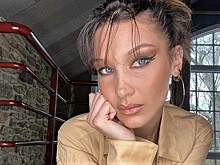 Мокрые волосы, розовый total look и декольте до пупка: Белла Хадид стала лицом Givenchy