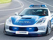 Тюнеры переделали Chevrolet Corvette в машину немецкой полиции