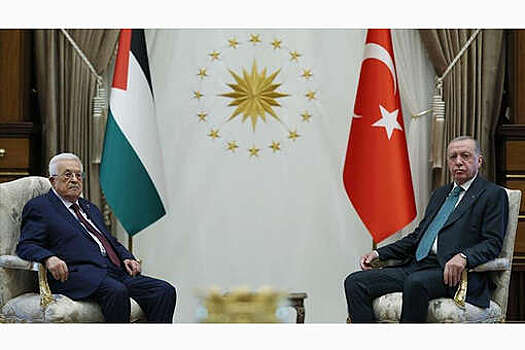 Anadolu: Эрдоган провел закрытые переговоры с главой Палестины Аббасом