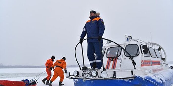 Двух детей спасли со льдины в Южном Тушине