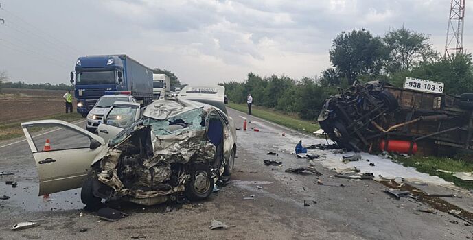 Шесть человек погибли в ДТП в Сальском районе