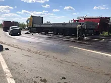 Фура, самосвал и две легковушки: в Самарской области случилось массовое ДТП с 4 авто на кольце Южного шоссе