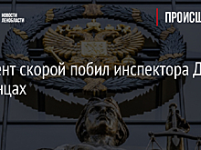 Пациент скорой побил инспектора ДПС в Сланцах