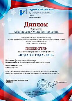 Музыкант из Выхина-Жулебина победила на фестивале «Педагог года — 2018»