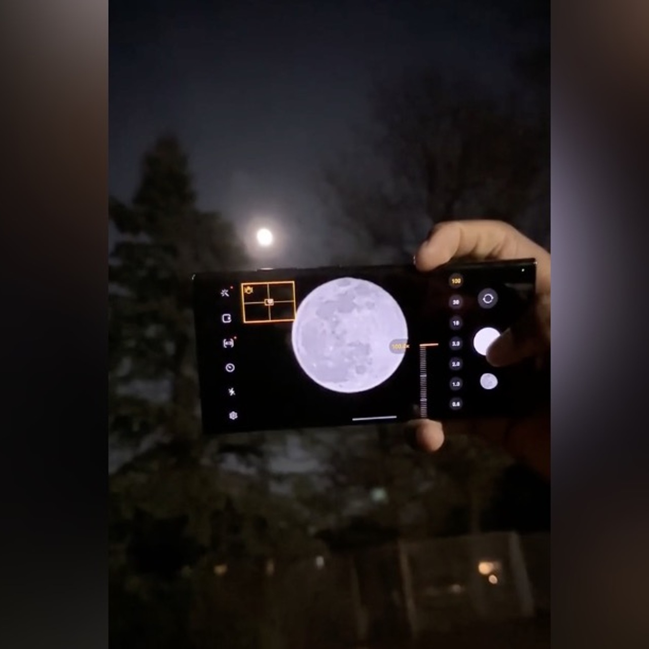 Как сфоткать луну на телефон ночью