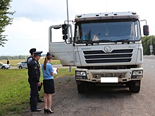 Фура попала под арест на въезде в Кемерово