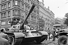 Советские танки в Чехословакии