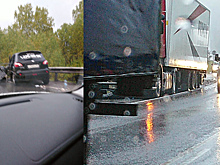 На Челябинской трассе М-5 такси врезалось в КАМАЗ