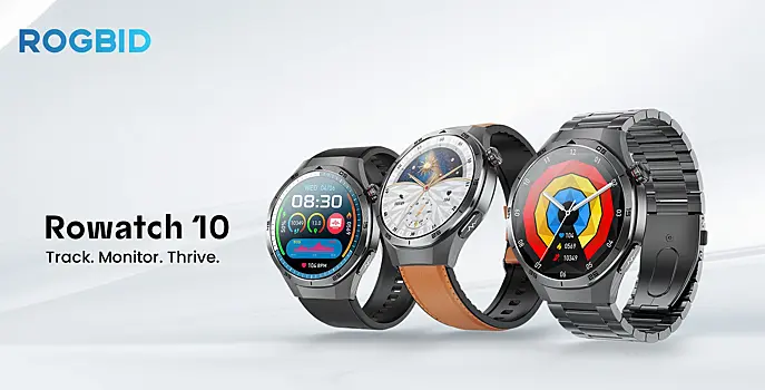 Представлены Rogbid Rowatch 10 — смарт-часы с «интеллектуальным обследованием здоровья»