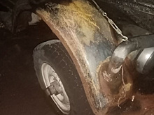 Активисту Тугулыма Серову сожгли автомобиль с помощью «коктейля Молотова»