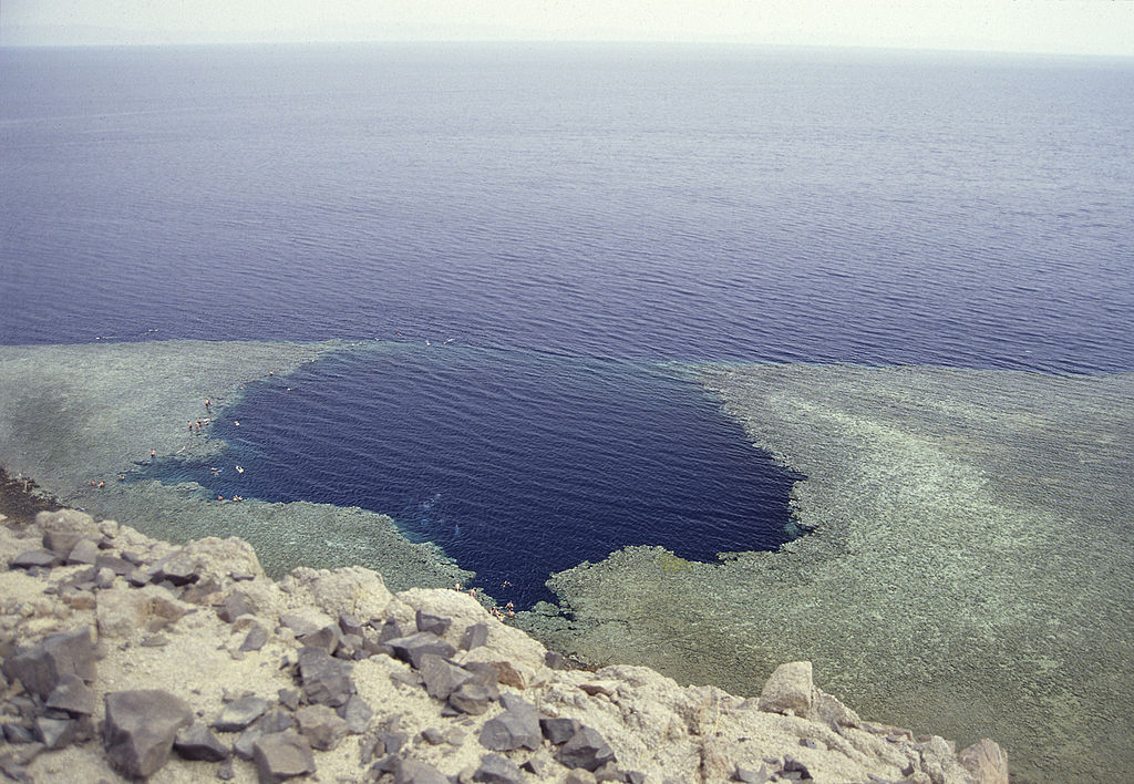 Голубая дыра, Дахаб, Курорты Красного моря, Египет, Африка