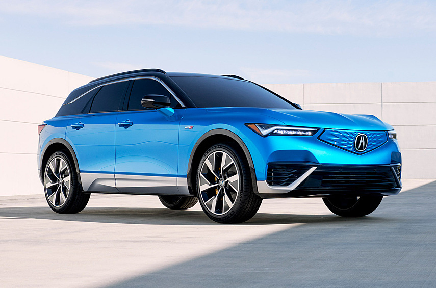 Acura ZDX. Первый электрический кроссовер марки оказался мощнейшим вседорожником в её истории: отдача версии Type S достигает 507 лошадиных сил.