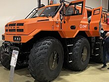 Вездеход-амфибию РУСАК К-8 показали в рамках выставки «Поехали 2021»