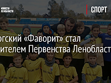 Выборгский «Фаворит» стал победителем Первенства Ленобласти