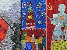Московские школьники при поддержке ОНФ создали мозаичные панно к 9 мая