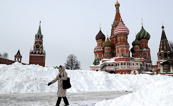 В Москве зафиксировали аномальные сугробы