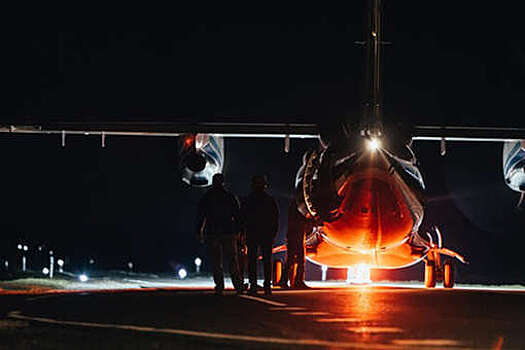 Самолет сил специальных операций США приземлился на шоссе в Латвии