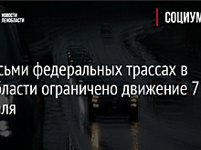На девяти федеральных трассах в Ленобласти ограничено движение 7 февраля
