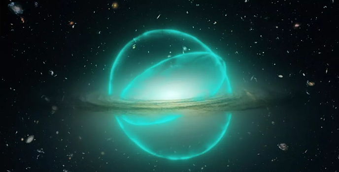 Ученые обнаружили в космосе странный радиокруг