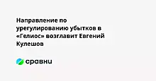 Направление по урегулированию убытков в «Гелиос» возглавит Евгений Кулешов