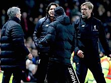 Клопп и Моуринью устроили перепалку в концовке матча «МЮ» — «Ливерпуль»