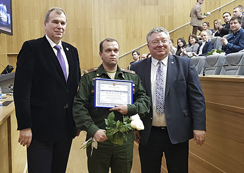 Военнослужащий Военной академии МТО получил первую премию в области научно-педагогической деятельности
