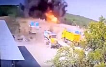 Мощный взрыв, накрывший камнедобывающую шахту, попал на видео в Индии
