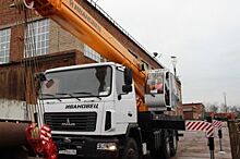 На Михайловском ГОКе введен в работу новый 25-тонный кран