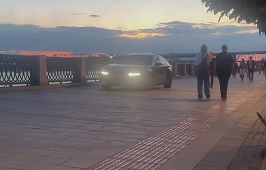 В Новосибирске оштрафовали блогера за заезд по Михайловской набережной на Lexus