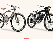 Классический электровелосипед и велосипед под классический мотоцикл