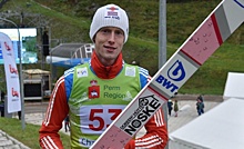 Летающий лыжник Климов завоевал бронзу во 2-м старте этапа Гран-при в Чайковском