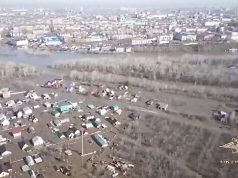 Уровень воды в реке Урал у Оренбурга достиг 1 162 см