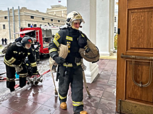 В красногорском архиве кинофотодокументов прошли пожарные учения