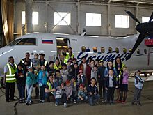 Дети познакомились с работой авиакомпании «Якутия»