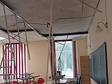 В школе Нарткалы рухнул потолок