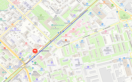 В Рязани движение по Есенина сделают двусторонним от "Спартака" до Театральной