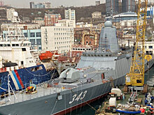 На новом корвете "Резкий" начались швартовные испытания