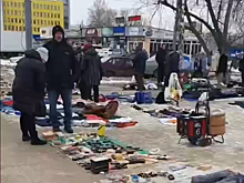 Стихийный рынок образовался в Ленинском районе Нижнего Новгорода