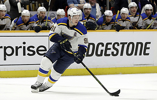 Тарасенко признан второй звездой дня в НХЛ