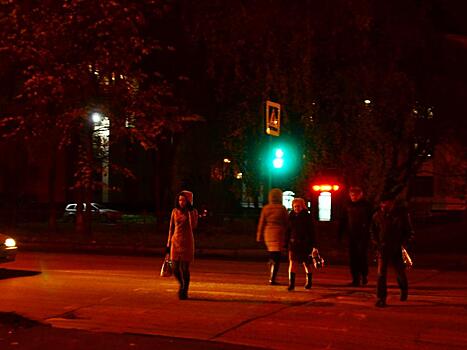 В Вологде усиливают освещенность еще восьми пешеходных переходов