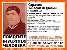 В Пензенской области пропал 75-летний Николай Карасев