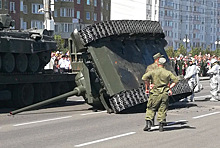 На параде в Курске произошло ЧП