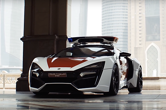 Самый необычный автомобиль дубайской полиции