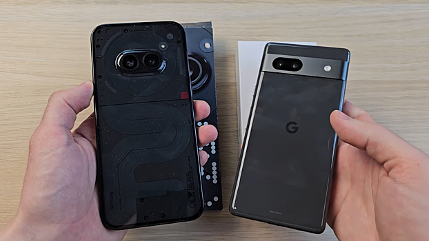 Блогер сравнил смартфоны среднего класса Google Pixel 7a и Nothing Phone 2a