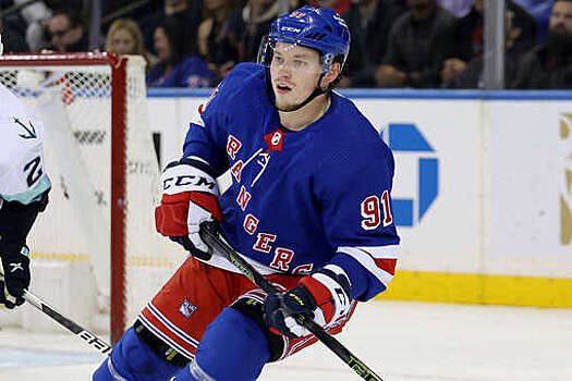 Нападающий "Рейнджерс" Тарасенко стал 23-м россиянином с 300 голевыми передачами в НХЛ